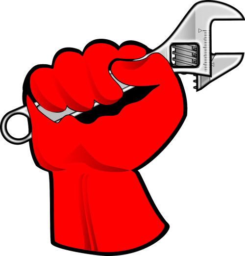 hand fist wrench