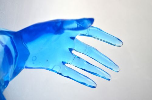 hand plastic model