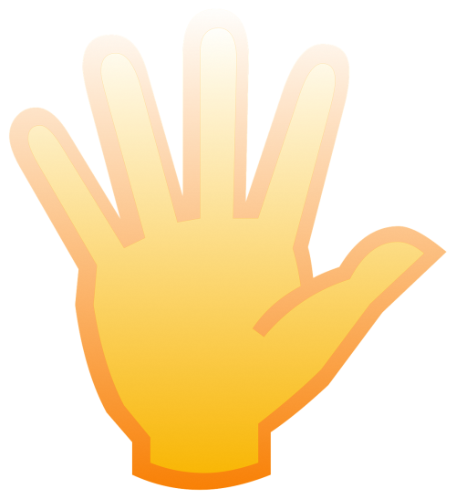 hand sign stop