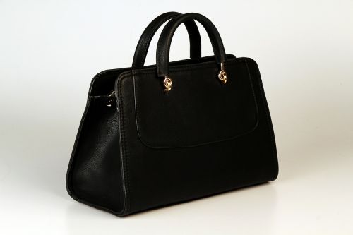 handbag black gold