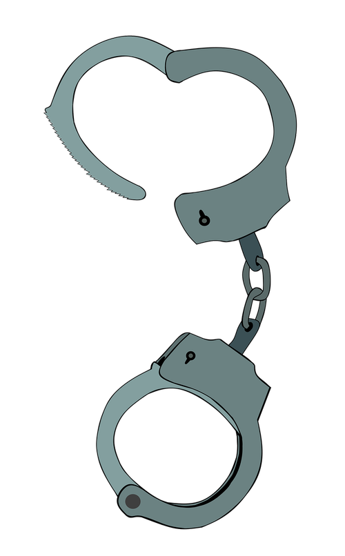 handcuffs  arrest  detention
