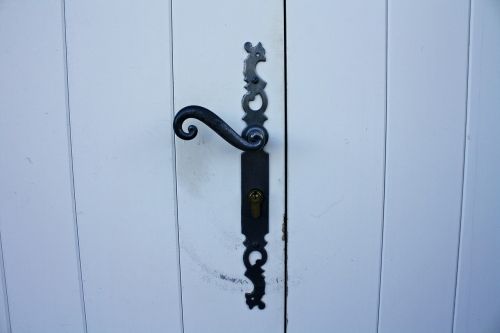 handle door wrought iron