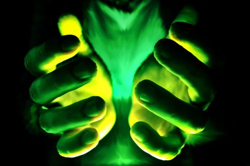 hands magic energy