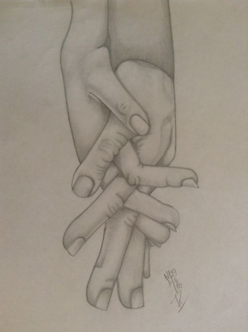 hands love drawing