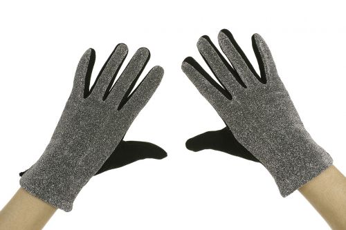 hands white fund glove