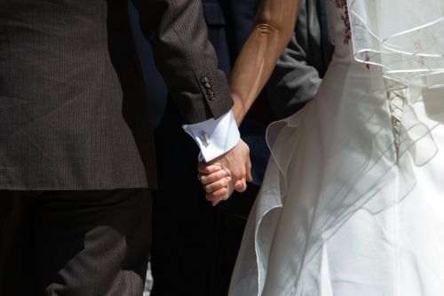 hands getting married wedding