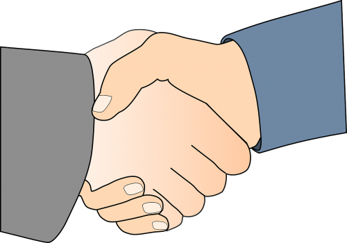 handshake shaking hands partners