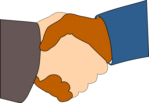 handshake connection friendship