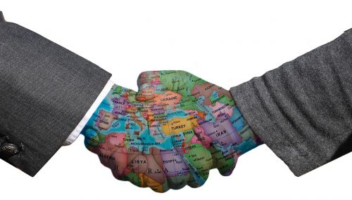 handshake understanding international understanding