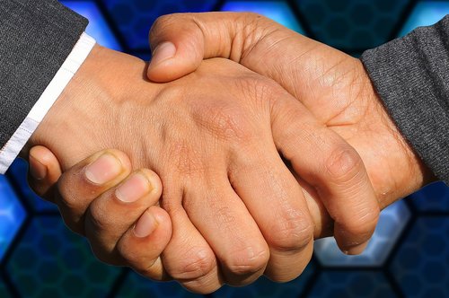 handshake  business  agreement