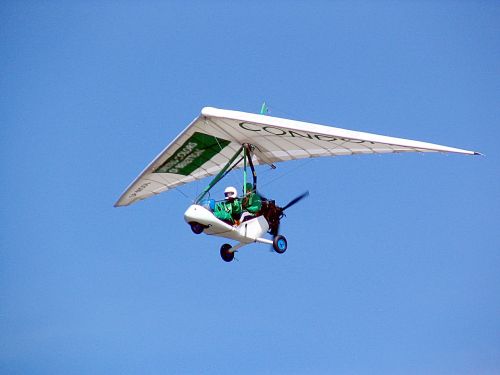 hang glider flight flying