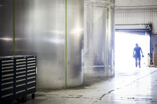 hangar fuel tanks silos