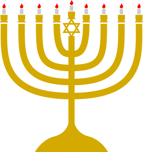 hanukkah light candle