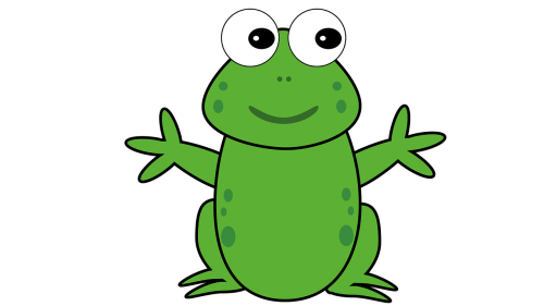 happy frog smile