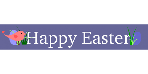 happy easter banner