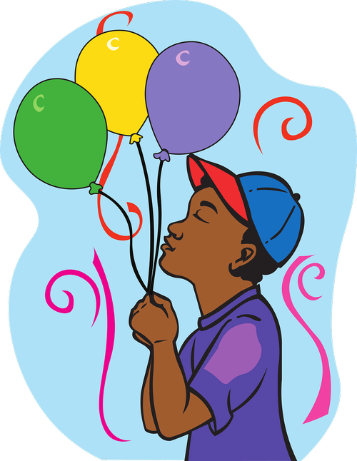 happy birthday  balloons  boy