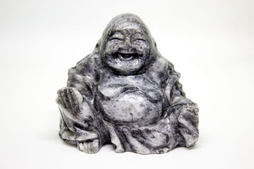 happy buddha sculpture jade