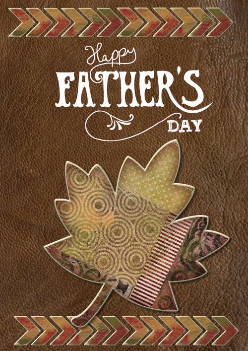 happy father's day greeting card
