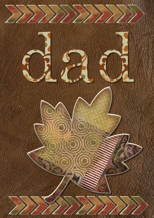 happy father's day greeting card
