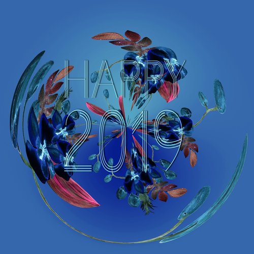happy new year  2019  greeting