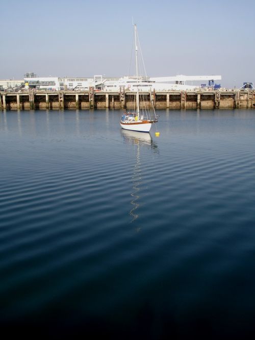 harbor reflection water