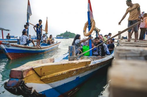 harbor boat sea