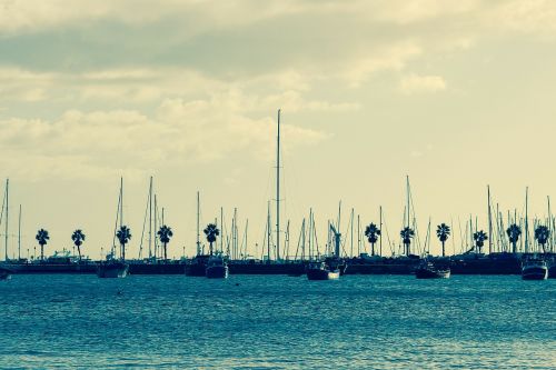 harbor port sailing boats