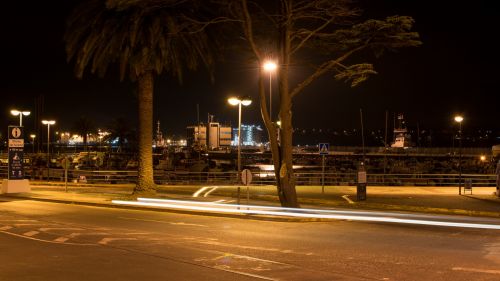 Harbor At Night