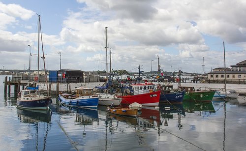 harbour  boats  ireland
