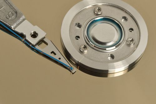 hard drive hdd macro