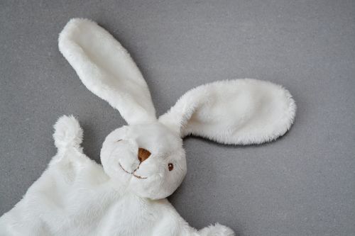 hare fabric bunny security blanket