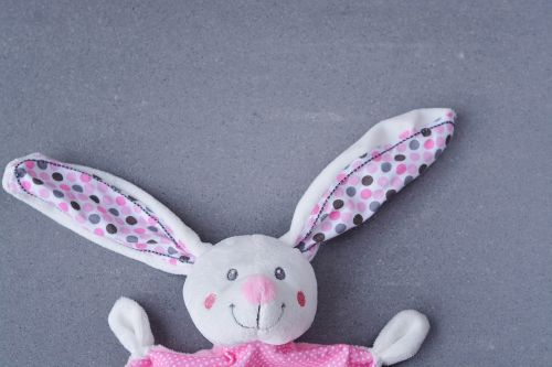 hare fabric bunny security blanket