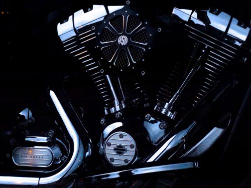 harley davidson motorcycles chrome