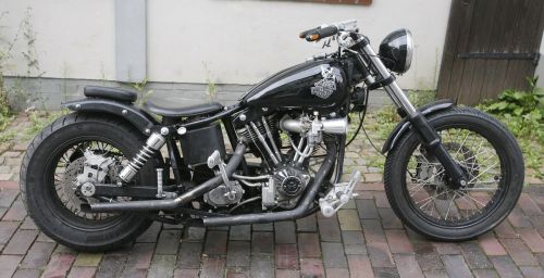 harley davidson motorcycle black