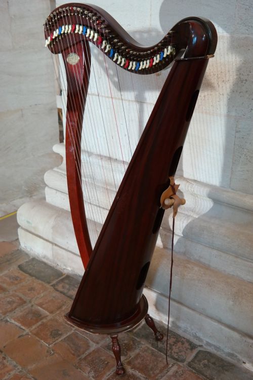harp plucked string instrument musical instrument