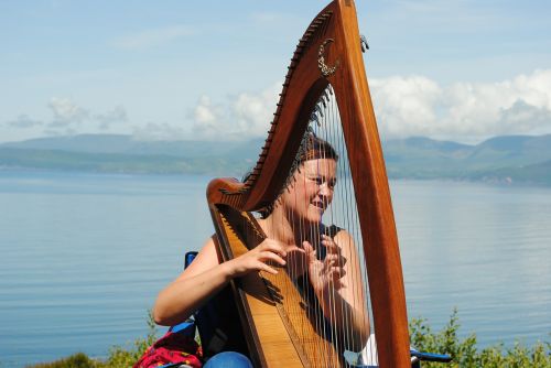 harp music street music