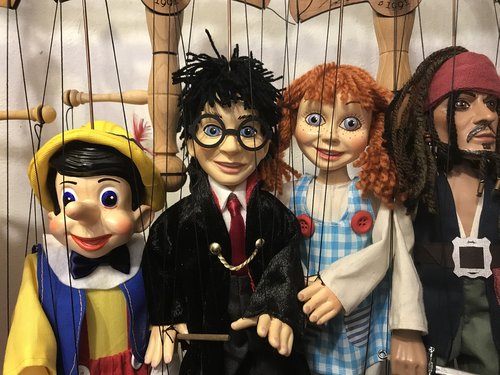 harry potter  doll  puppet theatre