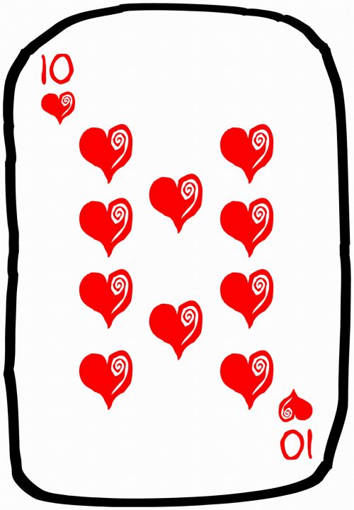 Hearts Playing Card
