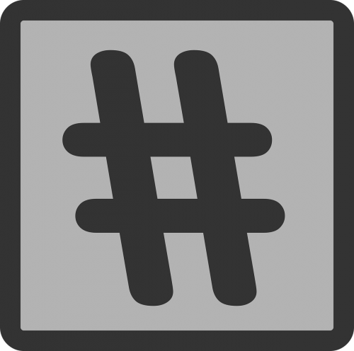 hashtag box frame