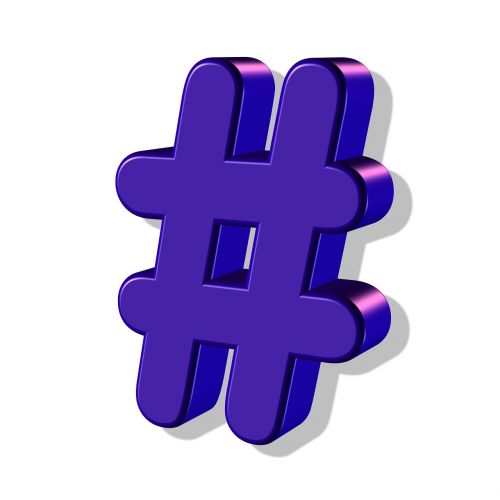 hashtag hash tag