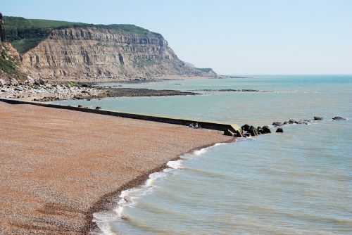 hastings shore cliff