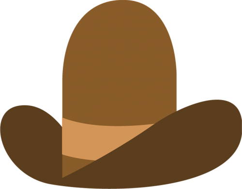 hat cowboy felt