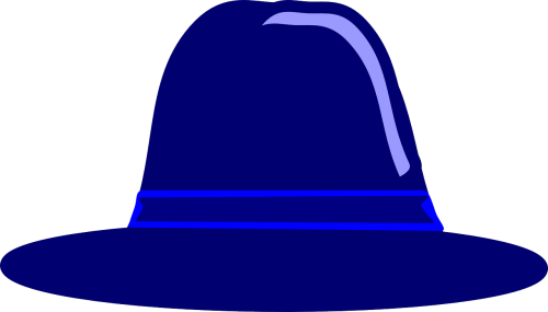 hat blue cap