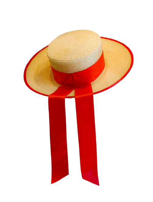 hat straw hat isolated