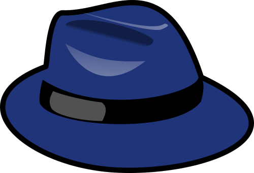 hat clothing blue