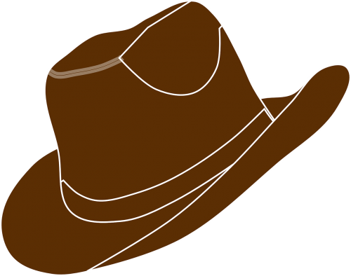 hat cowboy brown