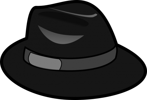 hat black fedora