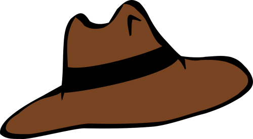 hat brown clothing