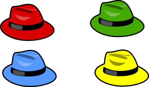 hats fedoras colorful
