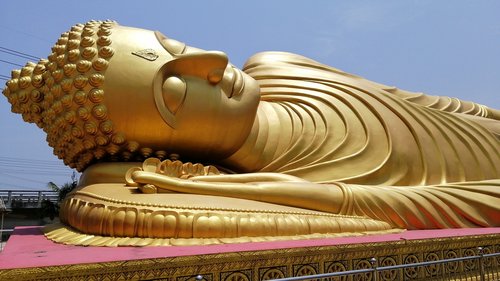 hatyai  sleeping buddha  buddha